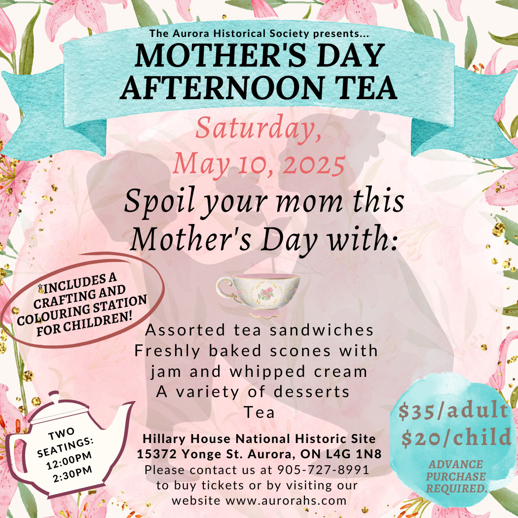 Mother's Day Afternoon Tea (Saturday)