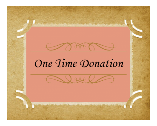 One Time Donation