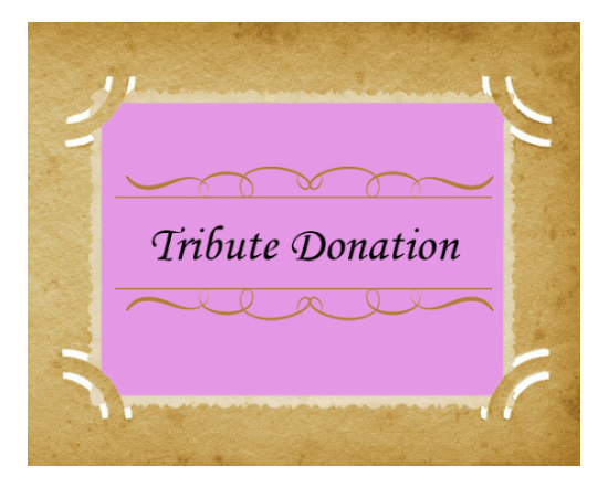 Tribute Donation